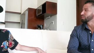 LatinoJuice.com - Inked Latino jock Sahid rides on top of gay Mateo huge cock