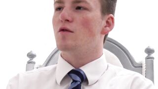 BoyMissionary.com - Young Mormon's devout masturbation while being sanctified with an