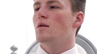 BoyMissionary.com - Young Mormon's devout masturbation while being sanctified with an