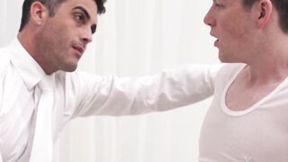 BoyMissionary.com - Young Mormon's devout masturbation while being sanctified with an