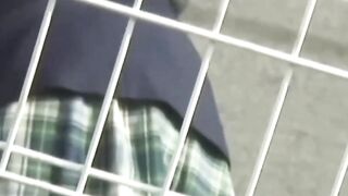 NipponSexTV.com - Oriental voyeur captures teenage thighs for fetish satisfaction