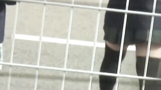 NipponSexTV.com - Oriental voyeur captures teenage thighs for fetish satisfaction