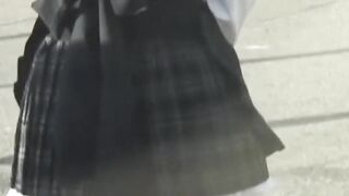 NipponSexTV.com - Oriental voyeur captures teenage thighs for fetish satisfaction