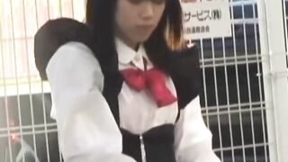 NipponSexTV.com - Oriental voyeur captures teenage thighs for fetish satisfaction