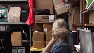 ShopliftersPunished.com - Blonde shoplifter Emma Hixx drilled deep and cum drenched b