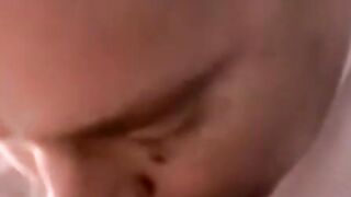 Interracial gay threesome with two mature homosexuals