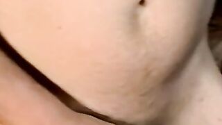 Black dude spreads legs for amateur white guy to cum on him