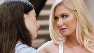 MOMMY'S CUNT WITH MOUTH - cougar Serene Siren & Step Daughter Chloe Surreal Got VERY Intimate After Dyke Reveal