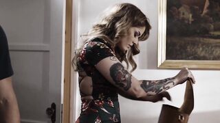 VIRGIN TABOO Inked Bombshell Vanessa Vega Represses Guilty Conscience With INSANE HARD SEX!