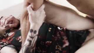 VIRGIN TABOO Inked Bombshell Vanessa Vega Represses Guilty Conscience With INSANE HARD SEX!