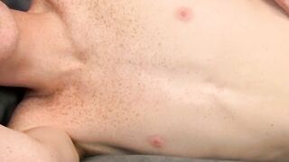 Ginger skinny twink Alan Parish hot solo masturbation