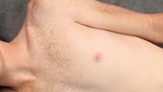 Ginger skinny twink Alan Parish hot solo masturbation