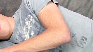 Ginger skinny twink Alan Parish hot solo masturbation
