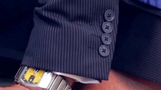 PlayingMen.com - Sexy businessman fucked by slick young partner's relentless pounding