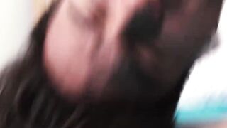 GayStepBros.com - Young stepbro can't contain his joy over a homemade bareback creamp