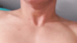 GayStepBros.com - Young stepbro can't contain his joy over a homemade bareback creamp