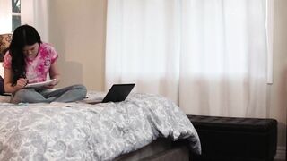 ADULT TIME - oriental 19 Year Old Lulu Chu Ditches Studying For BABE RISKY SEX With Her SNEAKY BF!