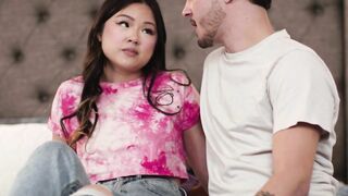 ADULT TIME - oriental 19 Year Old Lulu Chu Ditches Studying For BABE RISKY SEX With Her SNEAKY BF!