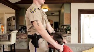 RawNextDoor.com - Mark Long fills Jack Hunter's ass from behind with his bare cock