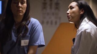 GIRLSWAY - Doctor Vicki Chase KNOWS How To Keep Nurse Sinn Sage's Mouth Busy From Telling Secrets