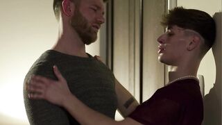 ADULT TIME - Upset Twinkie Cyrus Stark & Hunk Old Bf Caden Jackson Have Anal Swap Sex! FACIAL