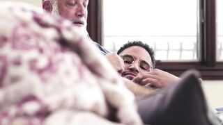 HETEROFLEXIBLE - Bear DILF Brings babe Muscle Hunk Home So Bottom Bf Can Top Too! double penetration 3SOME