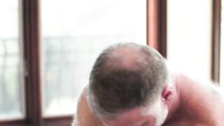 HETEROFLEXIBLE - Bear DILF Brings babe Muscle Hunk Home So Bottom Bf Can Top Too! double penetration 3SOME