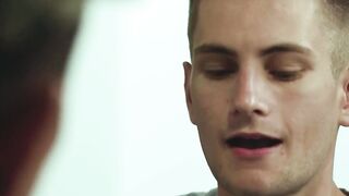 DisruptiveMovie.com - Inked army studs Roman Todd and Jkab Dale dominate recruit Trev