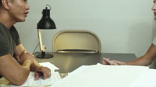 DisruptiveMovie.com - Inked army studs Roman Todd and Jkab Dale dominate recruit Trev