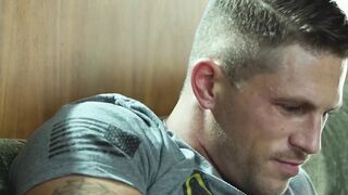 DisruptiveMovie.com - Inked army studs Roman Todd and Jkab Dale dominate recruit Trev
