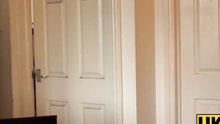UKSubSluts.com - Tattoed blonde Jakki Louise's fat cock fucking session