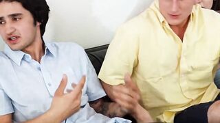 Kinky girls Lily Lou and Angel Gostosa have an insatiable sex with stepbros