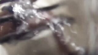 NipponPissTV.com - Stunning Oriental vixen dripping urine down a staircase