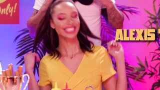 ADULT TIME - Dick-Hungry Lesbians Try Out Strap-On! Eliza Ibarra, Alexis Tae, and Charlotte Sins