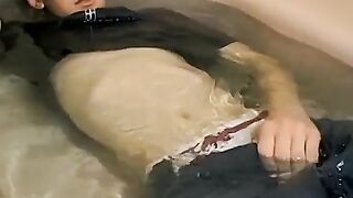 Smokin and strokin in the bath tub by Beautiful Shane Allen