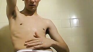 Smokin and strokin in the bath tub by Beautiful Shane Allen