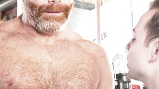FunsizePorn.com - Hairy jock Cain Marko and petite twink Danny Wilcoxx engages in har