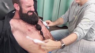 Bearded Jaxton was tickle tormented and was tied to a chair by a master