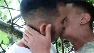 LatinoJuice.com - Latino studs Joel and Leo having intense outdoor barebacking