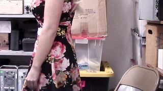 Busty Emily Right chokes while sucking big meat