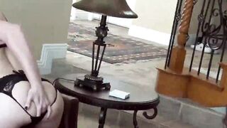 Pretty shemale fucked hardcore doggystyle by sexy Venus Lux