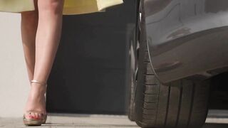 FOOTSIE BABES - Amazingly Hot Bae Alexis Crystal Gets Her Crazy Hot Toes Covered Inside Cum After Anal Sex