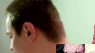 JoeSchmoeXXX.com - Horny straight dudes play with toys and fuck like animals in bed