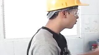 Attractive dude Antonio pumps out a hot load of warm cum