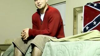 Amateur gay dude blown until he cums by mature deviant