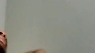 Amateur black guy jerks off solo with white dude kissing him