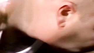 Amateur black guy jerks off solo with white dude kissing him
