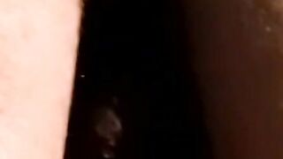 Amateur black guy jerks off solo with white dude kissing him