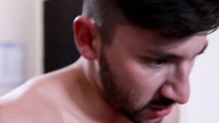 Hung deviant throats and barebacks bound hunk homo