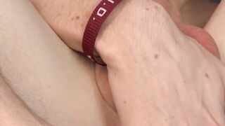 Emo twink Preston Andrews fingers his ass and wanks big cock
